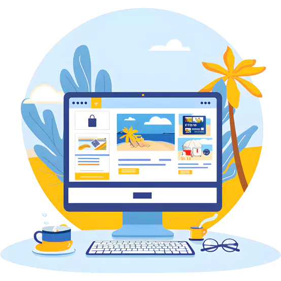 Tailor-made website for <span>Travel Agencies</span>